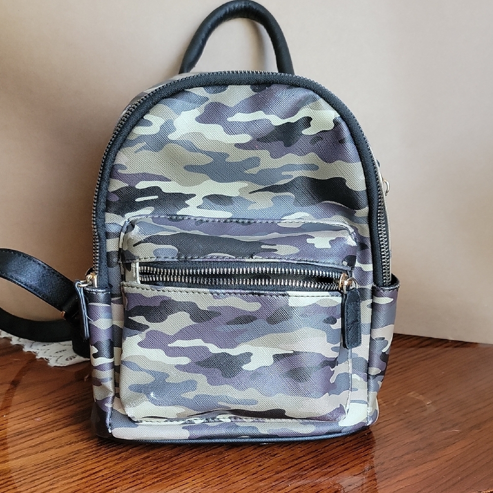 Camouflage Mini Backpack